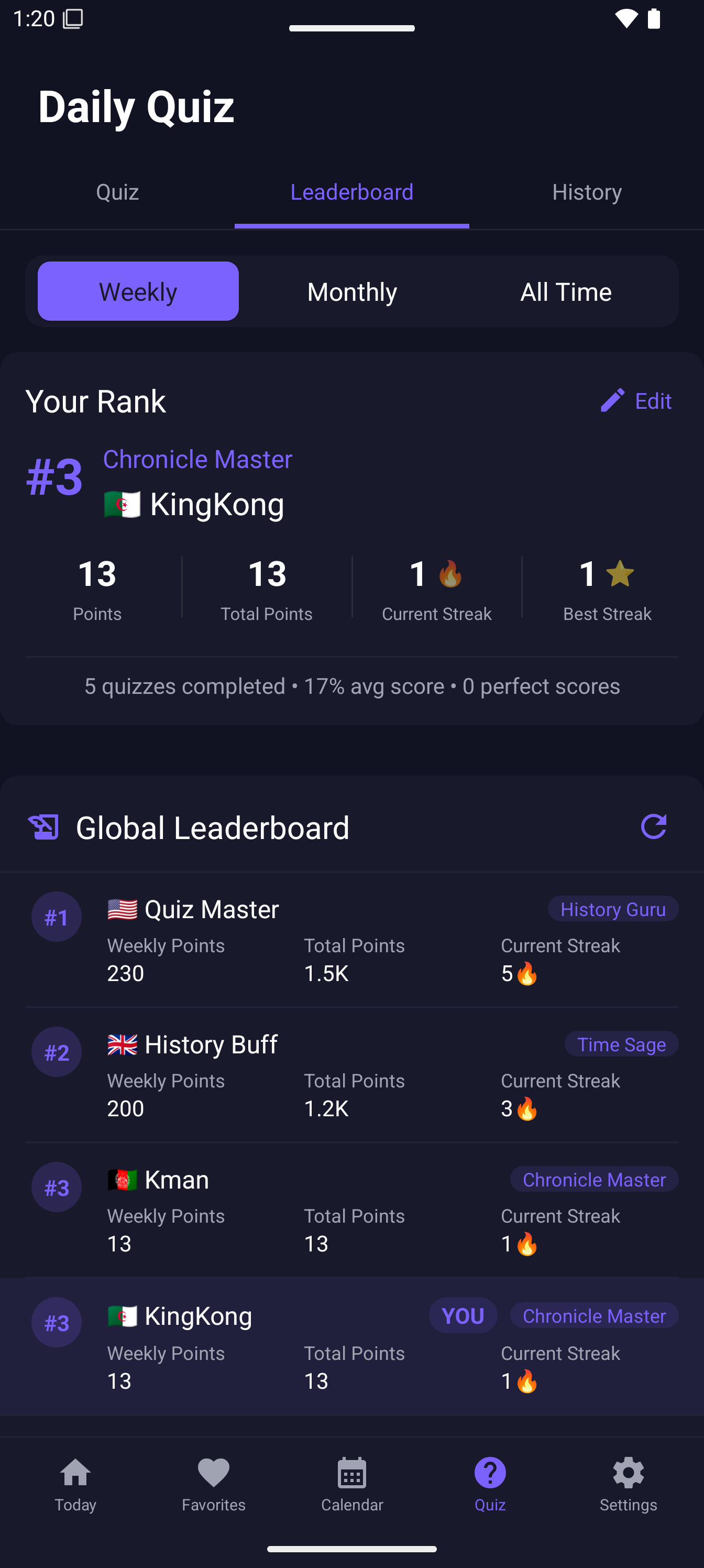 Histoday App Screenshot 2